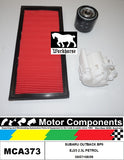FILTER SERVICE KIT FOR SUBARU OUTBACK BP9 EJ25 2.5L PETROL 08/07>08/09