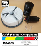 FILTER SERVICE KIT FOR TOYOTA TARAGO YR20,21 3Y 2L PETROL 01/87>12/92