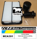 FILTER SERVICE KIT FOR TOYOTA TARAGO TCR21R IRS 2TZ-FE 2.4L PETROL 09/90>93