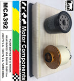 FILTER SERVICE KIT for TOYTA HILUX GUN122R GUN123R GUN125R GUN126R GUN136R