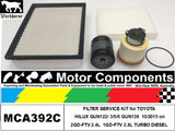 FILTER SERVICE KIT for TOYTA HILUX GUN122R GUN123R GUN125R GUN126R GUN136R