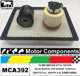 FILTER SERVICE KIT for TOYTA HILUX GUN122R GUN123R GUN125R GUN126R GUN136R