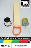 FILTER SERVICE KIT for PEUGEOT 207 A7 CC EP6 1.6 LITRE PETROL 07/07 ON