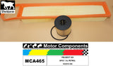 FILTER SERVICE KIT FOR PEUGEOT 308 EP3C 1.4L PETROL 05/2010 ON