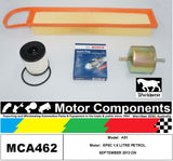 SPARK PLUG & FILTER SERVICE KIT for CITROEN A51 EP6C 1.6 LITRE PETROL 09/13 ON
