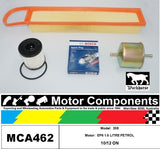 SPARK PLUGS & FILTER SERVICE KIT for PEUGEOT 208 EP6 1.6 LITRE PETROL 10/12 ON