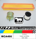FILTER KIT for PEUGEOT 307 T6,T6 CC TU5JP4 1.6L PETROL 10/05 > 06/09