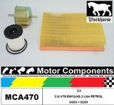 FILTER SERVICE KIT for CITROEN C4 2.0i VTS EW10J4S 2L Petrol 04/05 > 02/09