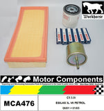 SPARK PLUGS & FILTER SERVICE KIT for CITROEN DS3 115KW EP6DT 1.6L PETROL 09/10 O