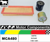 FILTER SERVICE KIT for CITROEN XANTIA  XU10J4R  2L PETROL 11/96 > 2001