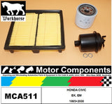 FILTER SERVICE KIT for Honda CIVIC EK, EM 1995>2000