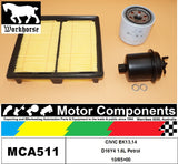 FILTER SERVICE KIT for Honda CIVIC EK13,14 D16Y4 1.6L Petrol 10/95>00