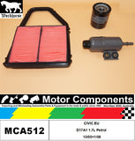 FILTER SERVICE KIT for Honda CIVIC EU D17A1 1.7L Petrol 10/00>1/06
