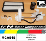 FILTER SERVICE KIT for Honda CIVIC FD25 Sdn K20Z2 2L Petrol 2/06>12/11