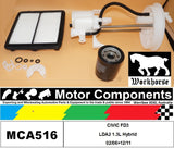 FILTER SERVICE KIT for Honda CIVIC FD3 LDA2 1.3L Hybrid 2/06>12/11