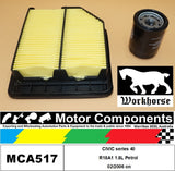 FILTER SERVICE KIT for Honda CIVIC series 40 R18A1 1.8L Petrol 02/2006 on