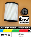 FILTER SERVICE KIT for HondaCRV RE4 K24Z1 2.4l Petrol 12/04>07