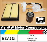 FILTER SERVICE KIT for Honda CRV RE K24Z1 2.4L Petrol 2/07>9/12