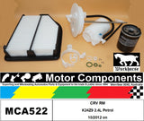 FILTER SERVICE KIT for Honda CRV RM R20A5 2L Petrol 10/2012 on