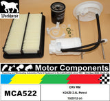 FILTER SERVICE KIT for Honda CRV RM K24Z9 2.4L Petrol 10/2012 on