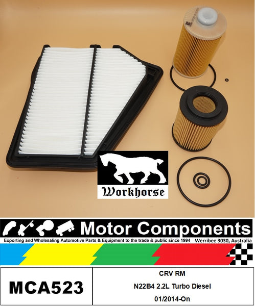 FILTER SERVICE KIT for Honda CRV RM N22B4 2.2L Turbo Diesel 01/2014-On