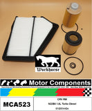 FILTER SERVICE KIT for Honda CRV RM N22B4 1.6L Turbo Diesel 01/2014-On