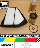 FILTER SERVICE KIT for Honda CRV RM N22B4 1.6L Turbo Diesel 01/2014-On