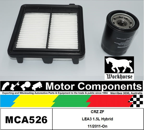 FILTER SERVICE KIT for Honda CRZ ZF LEA3 1.5L Hybrid 11/2011-On