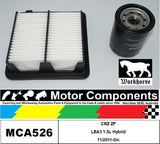 FILTER SERVICE KIT for Honda CRZ ZF LEA3 1.5L Hybrid 11/2011-On