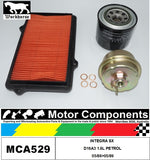 FILTER SERVICE KIT for Honda INTEGRA SX D16A3 1.6L PETROL 05/86>05/89