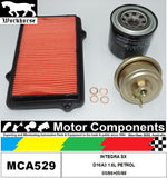 FILTER SERVICE KIT for Honda INTEGRA SX D16A3 1.6L PETROL 05/86>05/89