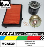 FILTER SERVICE KIT for Honda INTEGRA DA3, DA4 D16A3 1.6L Petrol 05/86>89