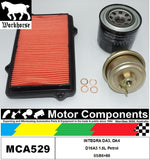 FILTER SERVICE KIT for Honda INTEGRA DA3, DA4 D16A3 1.6L Petrol 05/86>89