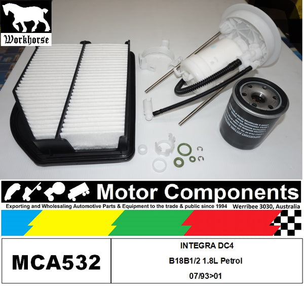 FILTER SERVICE KIT for Honda INTEGRA DC4 B18B1/2 1.8L Petrol 7/93>01