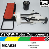 FILTER SERVICE KIT for Honda JAZZ GD L13A1 1.3L Petrol 10/02>07/08