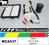 FILTER SERVICE KIT for Honda JAZZ GE L13Z1 1.3L Petrol 08/08>07/14
