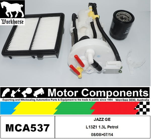 FILTER SERVICE KIT for Honda JAZZ GE L13Z1 1.3L Petrol 08/08>07/14