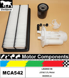 FILTER SERVICE KIT for Honda  LEGEND KB J37A2 3.7L Petrol 08/2008 on