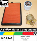 FILTER SERVICE KIT for Honda  PRELUDE 2 Dr Coupe A20A4 2L Petrol 12/85>87