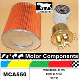 FILTER SERVICE KIT for Honda  PRELUDE BA4 Si 4WS B20A6 2L Petrol 10/87>91