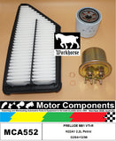 FILTER SERVICE KIT for Honda PRELUDE BB1 VTI-R H22A1 2.2L Petrol 02/94>12/96