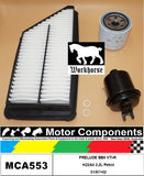 FILTER SERVICE KIT for Honda  PRELUDE BB6 VTi-R H22A4 2.2L Petrol 01/97>02