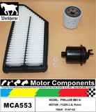 FILTER SERVICE KIT for Honda  PRELUDE BB5 Si F22Z6 2.2L Petrol 1/97>02