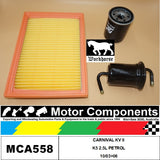FILTER SERVICE KIT for KIA CARNIVAL KV II K5 2.5L PETROL 10/03>06
