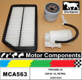 FILTER SERVICE KIT for KIA PROCEED JD G4FJE 1.6L PETROL 03/2014-On