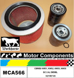 FILTER SERVICE KIT for KIA CERES KW51, 52 KW35 KW55  SC 2.4L DIESEL 02/1997-00