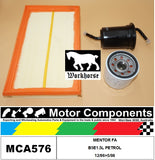 FILTER SERVICE KIT for KIA MENTOR FA B5E 1.5L PETROL 12/96>05/98