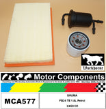 FILTER SERVICE KIT for KIA SHUMA FB24 TE 1.8L Petrol 04/00>01