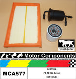 FILTER SERVICE KIT for KIA SPECTRA FB TE 1.8L Petrol 05/01>06/04