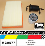 FILTER SERVICE KIT for KIA SPECTRA FB TE 1.8L Petrol 05/01>06/04